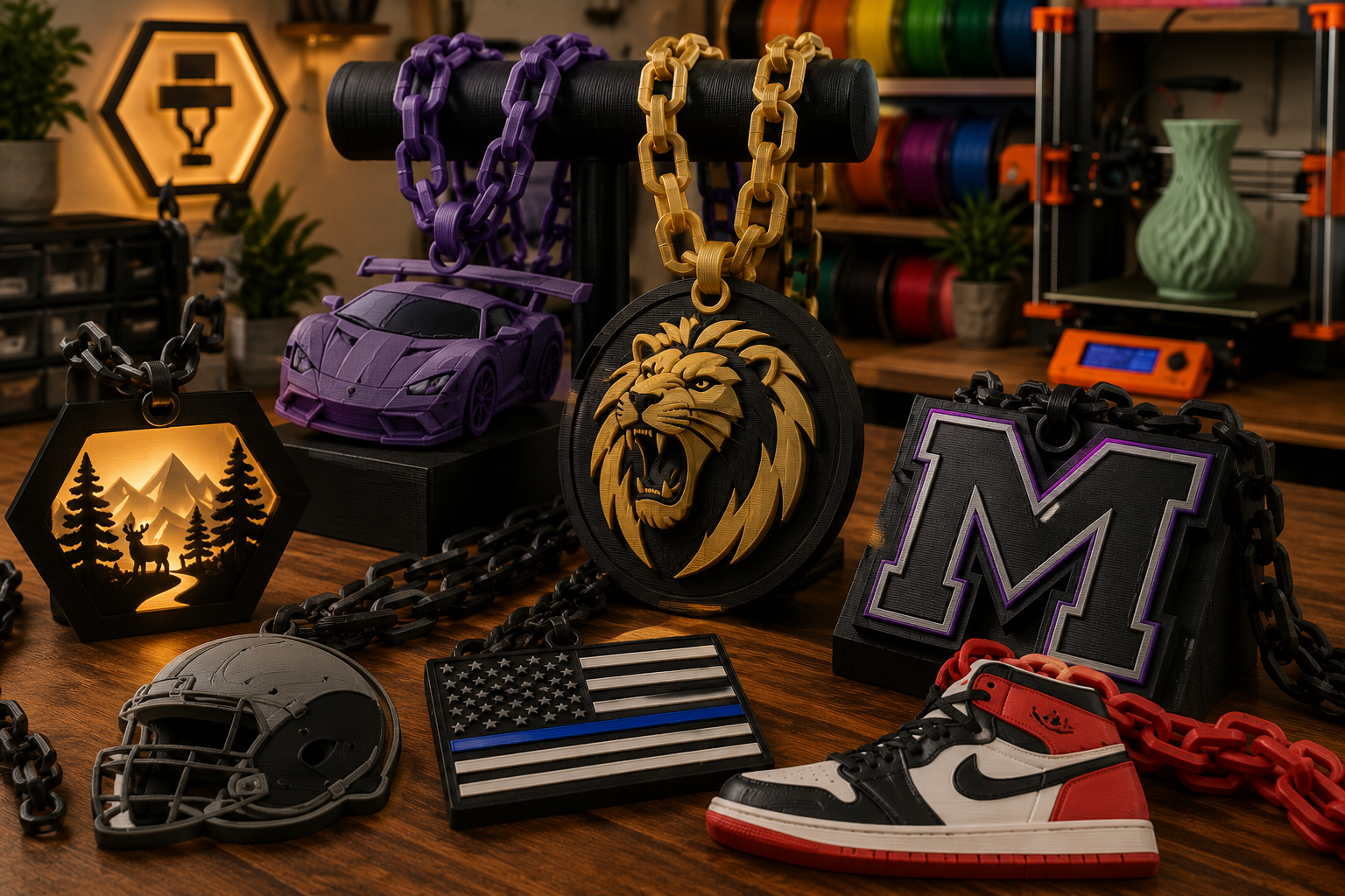 Hype Chains & Oversized Pendants