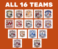 SEC All 16 Teams Vintage Football PNG Bundle – Digital Download
