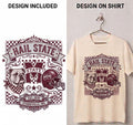 Mississippi State Bulldogs “Hail State” Vintage Collage PNG Download