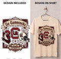 South Carolina Gamecocks “Go Gamecocks” Vintage Collage PNG Download