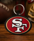 FREE San Francisco 49ers Keychain / Pendant STL File | 3D Printable Football Digital Download