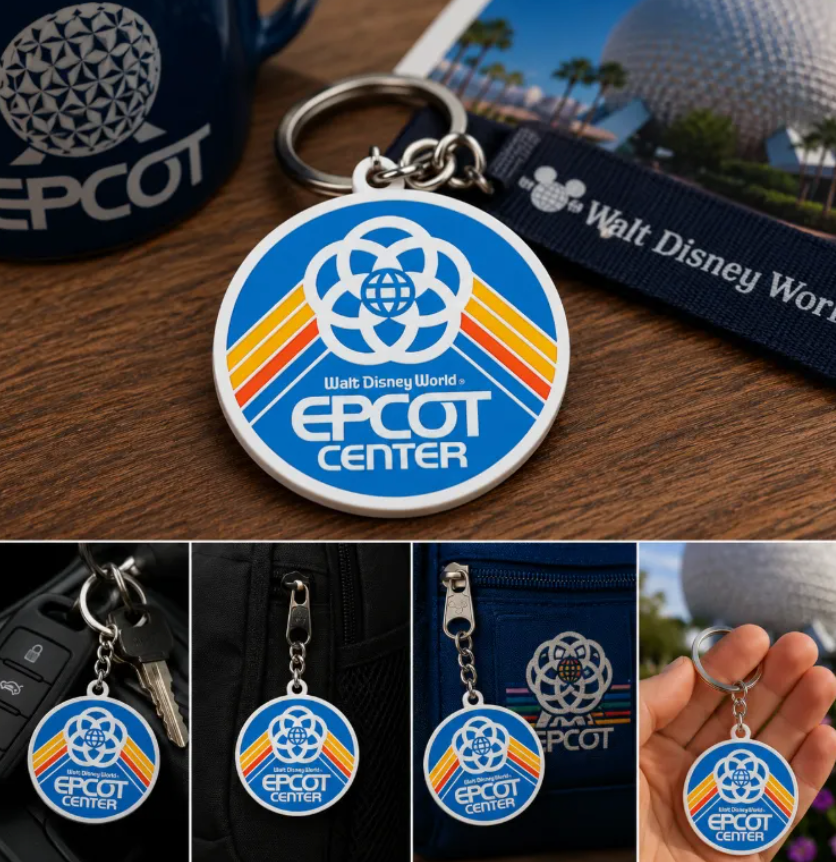 FREE Disney World EPCOT Keychain / Pendant STL File | 3D Printable Digital Download