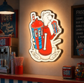 FREE ICEE LED Lightbox 3MF File | Multicolor 3D Printable Retro Drink Sign Digital Download