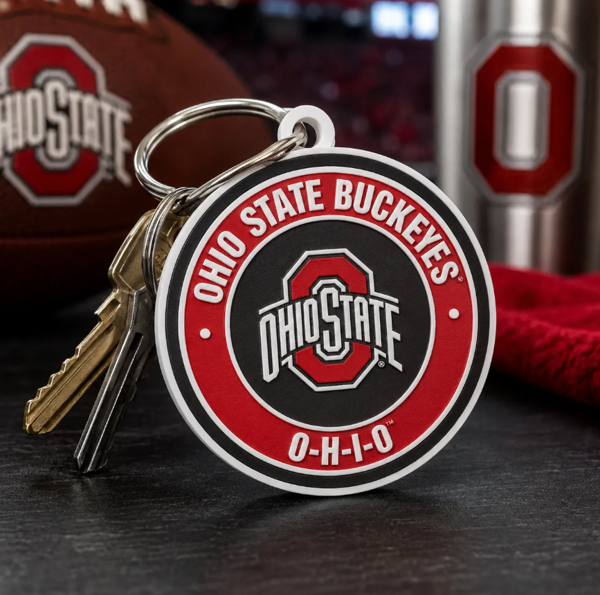 FREE Ohio State Buckeyes Keychain / Pendant STL File | 3D Printable College Football Digital Download
