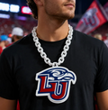 FREE Liberty University Oversized Hype Pendant 3MF File | 3D Printable Flames Game Day Digital Download