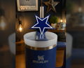 FREE Dallas Cowboys Straw Slider STL File | 3D Printable Tumbler Accessory Digital Download