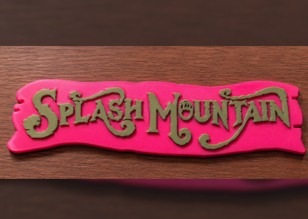 FREE Disney Splash Mountain 3D Printable Decor STL File | Digital Download