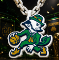 FREE Notre Dame Basketball Oversized Hype Pendant 3MF File | 3D Printable Game Day Digital Download