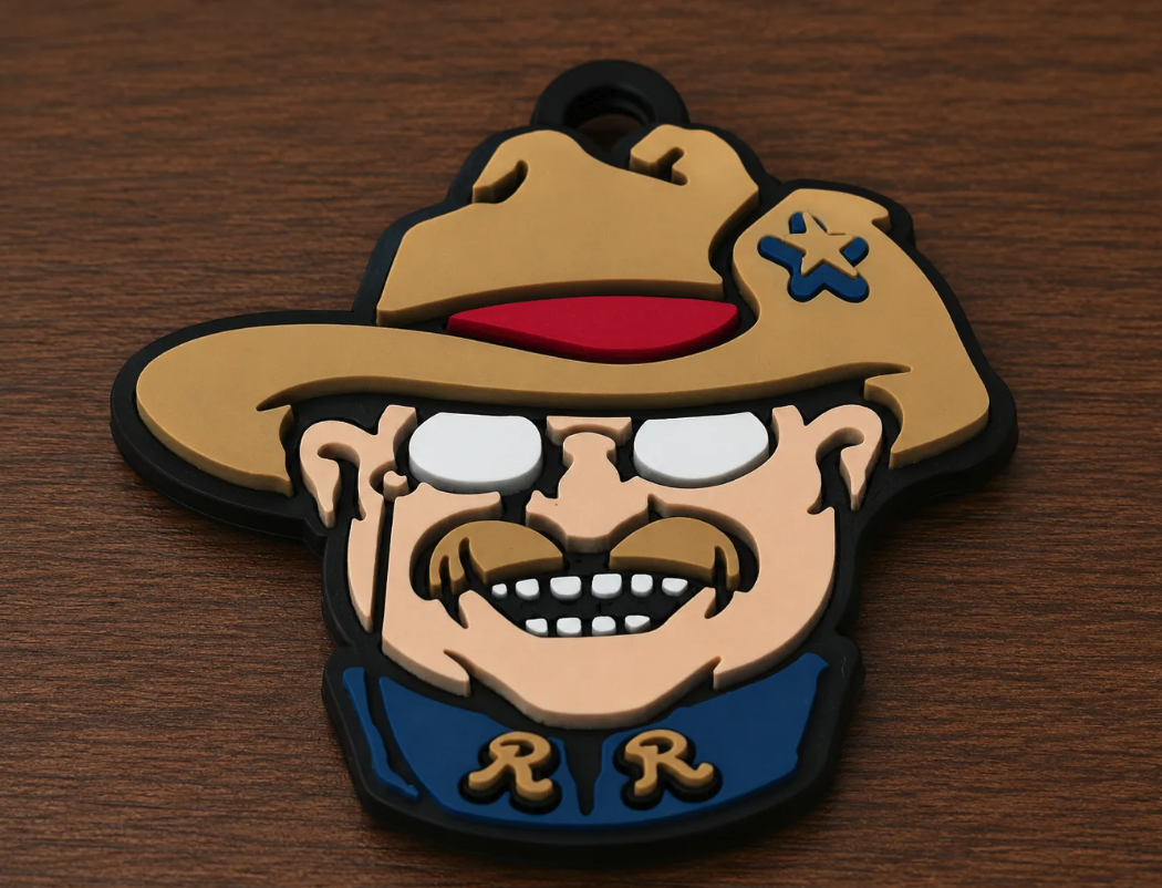 FREE Frisco RoughRiders Oversized Hype Pendant STL File | 3D Printable Baseball Game Day Digital Download