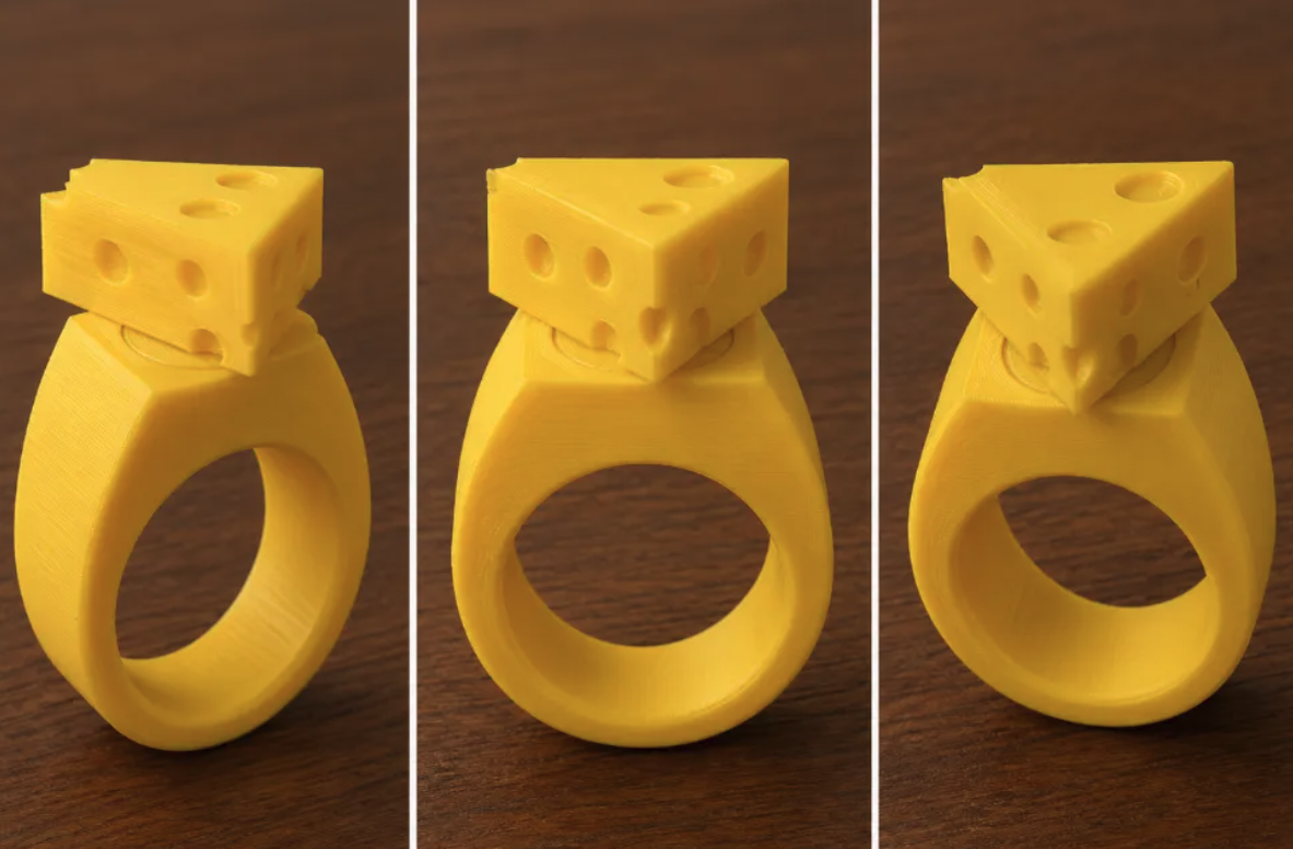FREE Green Bay Packers Wisconsin Cheese Ring STL File | 3D Printable Fan Ring Digital Download