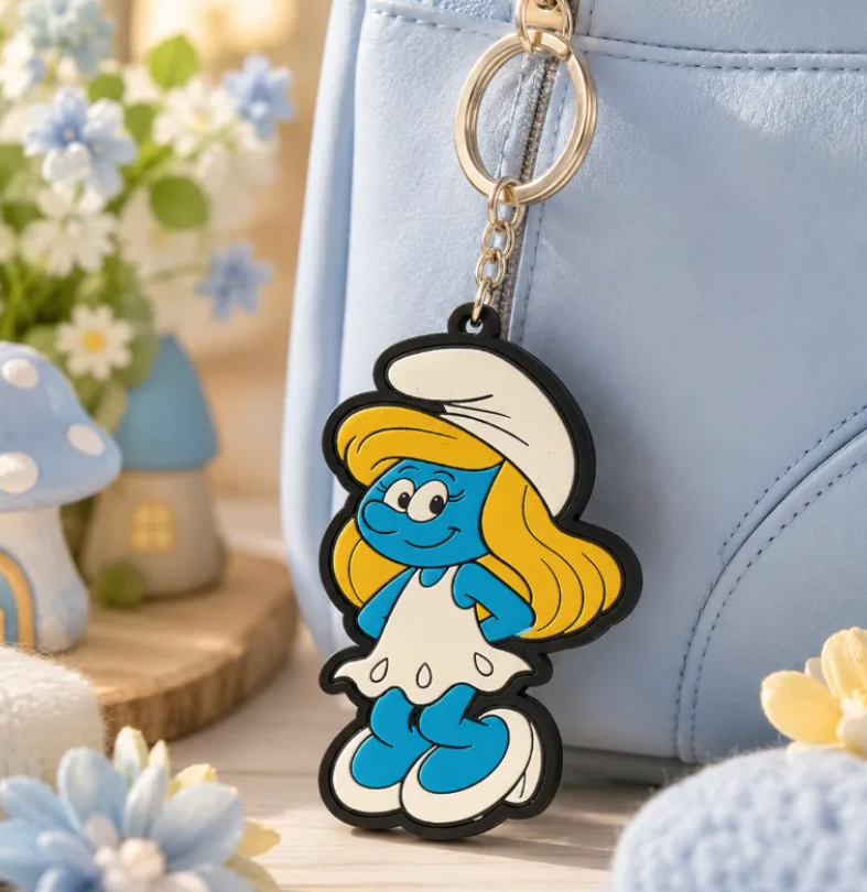FREE Smurfs Smurfette Keychain / Pendant STL File | 3D Printable Pop Culture Digital Download