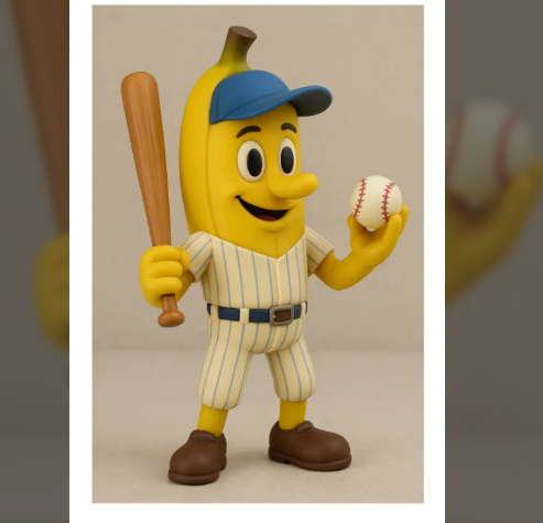 FREE Savannah Bananas Banana Man 3D Printable Decor STL File | Digital Download