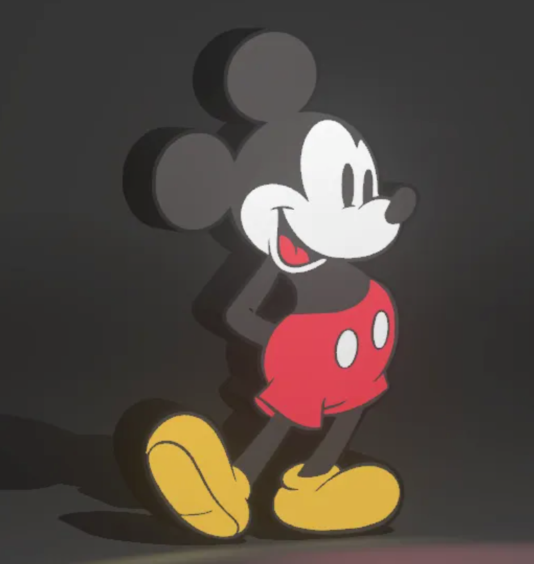 FREE Mickey LED Lightbox 3MF File | Multicolor 3D Printable Pop Culture Digital Download