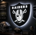 FREE Las Vegas Raiders LED Lightbox 3MF File | Multicolor 3D Printable Football Digital Download