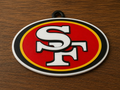 FREE San Francisco 49ers Oversized Hype Pendant STL File | 3D Printable Football Game Day Digital Download