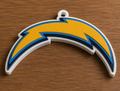 FREE Los Angeles Chargers Oversized Hype Pendant STL File | 3D Printable Football Game Day Digital Download