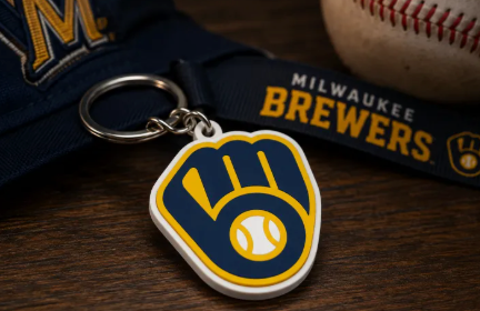 FREE Milwaukee Brewers Keychain / Pendant STL File | 3D Printable Baseball Digital Download