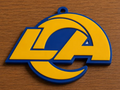 FREE Los Angeles Rams Oversized Hype Pendant STL File | 3D Printable Football Game Day Digital Download
