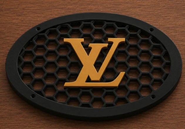 FREE Louis Vuitton 6x9 Speaker Grill STL File | 3D Printable Custom Car Audio Digital Download