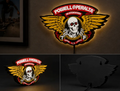 FREE Powell Peralta Vintage Skateboarding LED Lightbox STL File | Multicolor 3D Printable Skateboarding Digital Download